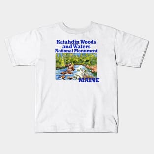 Katahdin Woods and Waters National Monument, Maine Kids T-Shirt